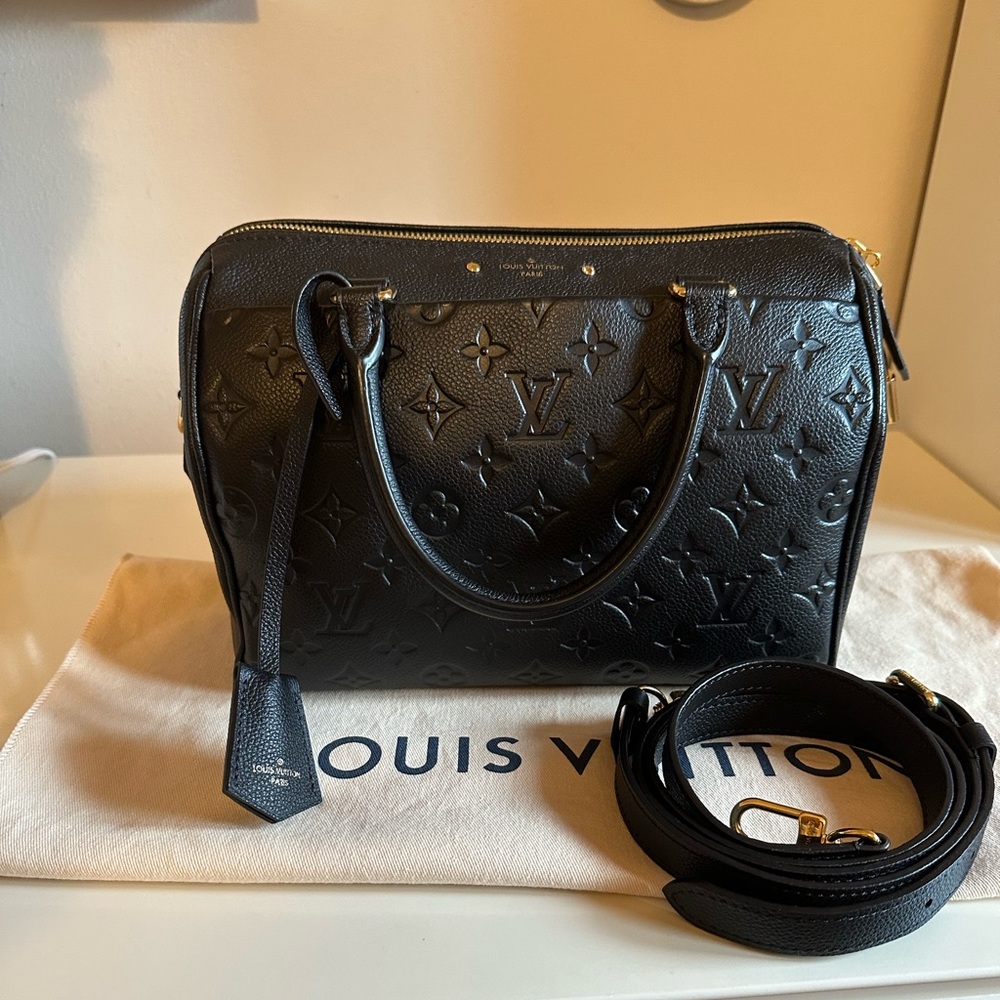Louis Vuitton speedy 25 Enpriente Noir